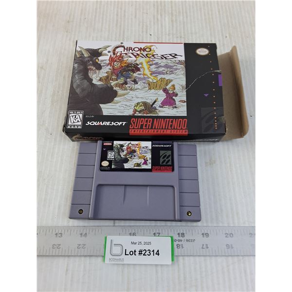 ^Super Nintendo "Chrono-Trigger" Cartridge Video Game - Cannot Guarantee Authenticity