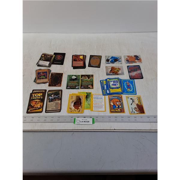 Collector/Game Cards Lot (Yu-Gi-Yo, Chaotic, Top Trumps, Webkinz)