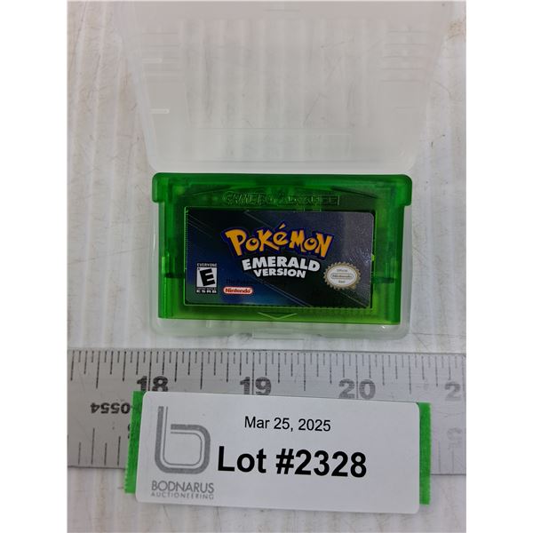 Pokemon Emerald Version Gameboy Advance Cartridge - Untested - Cannot Guarantee Authenticity