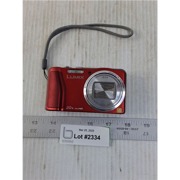 Panasonic Lumix DMC-ZS20 Pocket Camera - Untested - As is