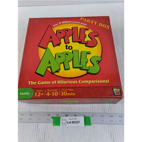 Apples to Apples Game