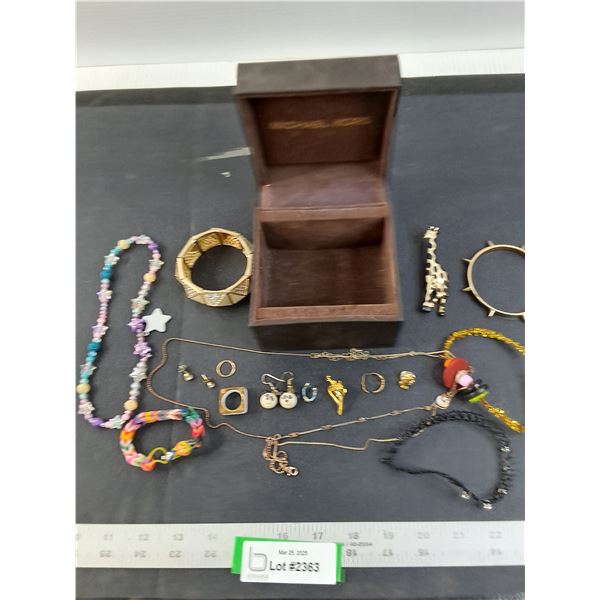 Michael Lors Jewelry Box with Assorted Jewelry