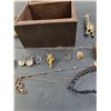Image 3 : Michael Lors Jewelry Box with Assorted Jewelry