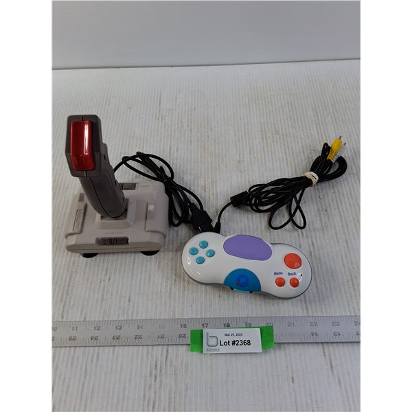Quickshot Joystick and Hasbro Giga Pets Handheld game (Bit Bunnies Version)