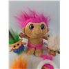 Image 2 : Assorted Troll Dolls.  One made by Zag and has tags (Large Doll)