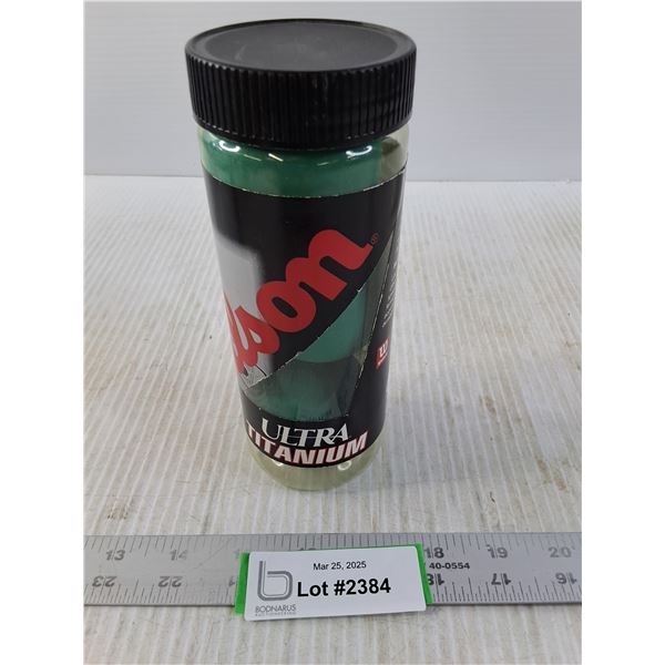 Wilson Ultra Titanium Container of (3) Racquetball Balls