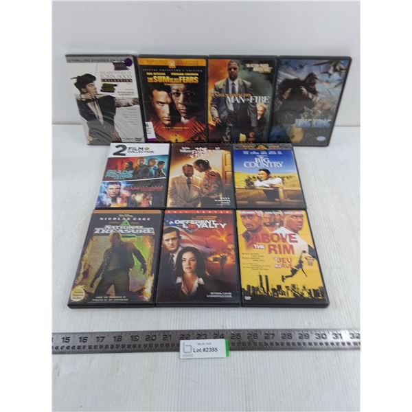 (10) DVD Movies (National Treasure, King Kong, Man on Fire)