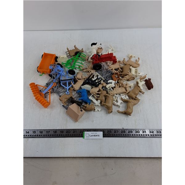Plastic Farm Toys Lot