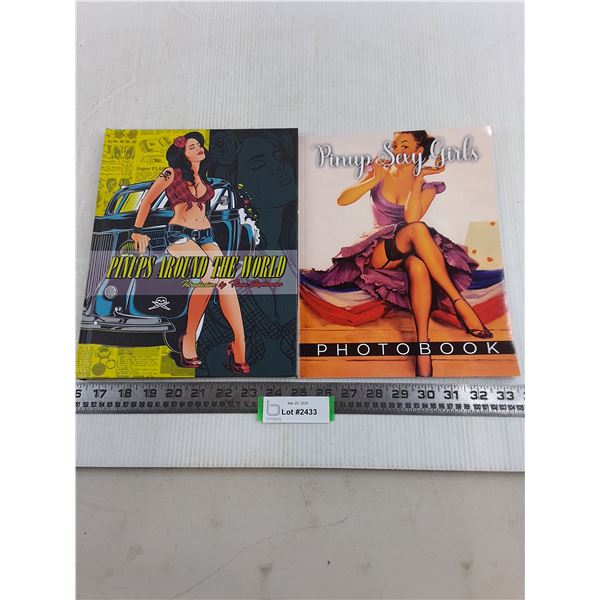 (2) Pin Up Girls Photobooks