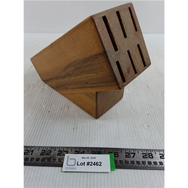 Wooden Kitchen Knives Block