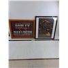 Image 1 : (2) Framed Wall Art Pictures (Harley Davidson 20" x 16" & Glistening Rose 19" x 17")
