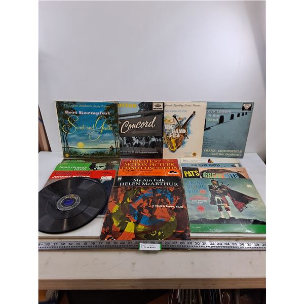 (21) Vinyl Records (Motion Picture Piano, Johnny Mathis, Herb Alpert)