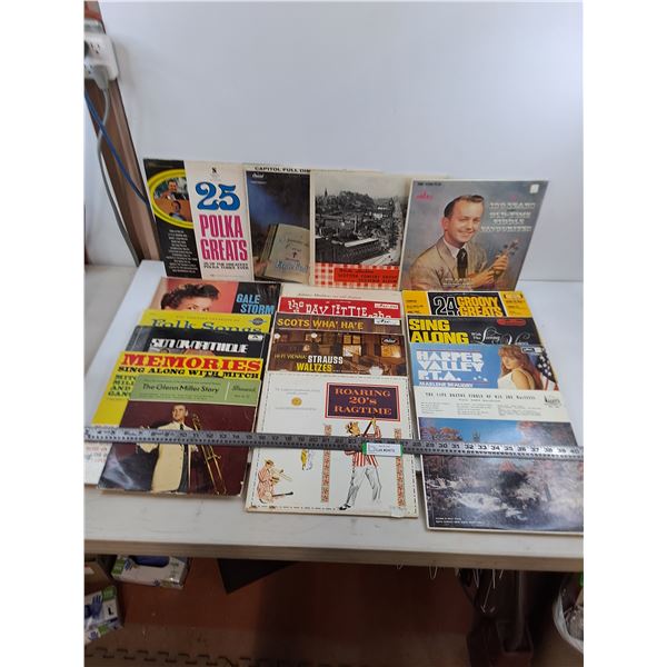 (25) Vinyl Records (Polka, Folk, Waltz)