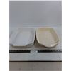 Image 1 : (2) Casserole Dishes (14.5" x 11" & 15.5" x 10")