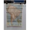Image 1 : 1942 South America Map for National Geographic Magazine