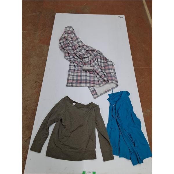 T Shirt, Ladies Jacket and Bathrobe