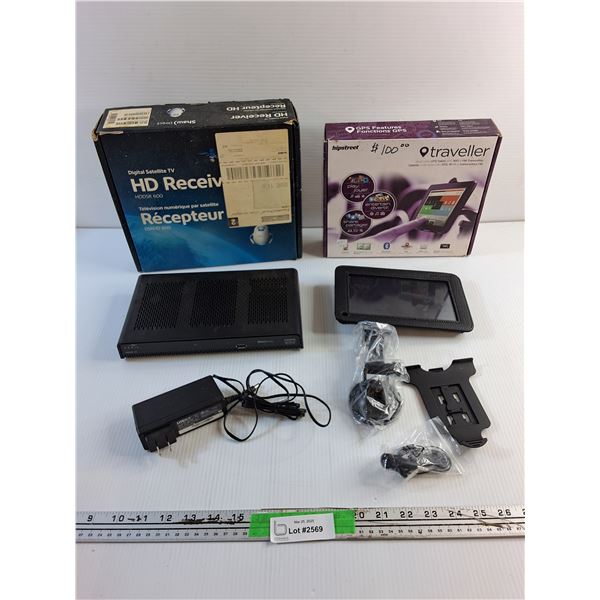 Digital Satelite TV HD Receiver and Multimedia GPS Tablet