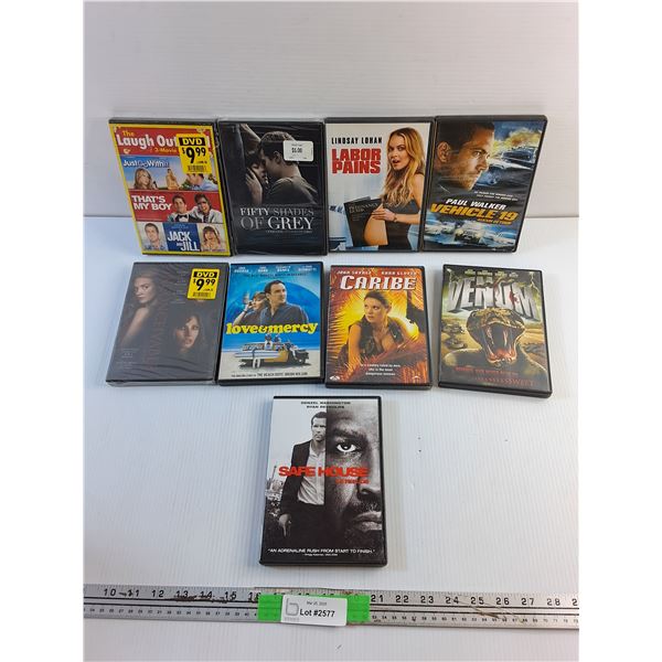 (9) DVD Movies - Labor Pains, Safe House and Venom