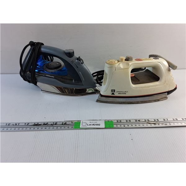 (2) Electric Irons