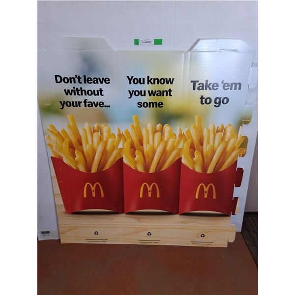 *McDonald's Fries Promotional Stand