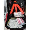 Image 3 : Automotive Emergency Kit, Reflective Work Pants-L, Suspenders, Misc.