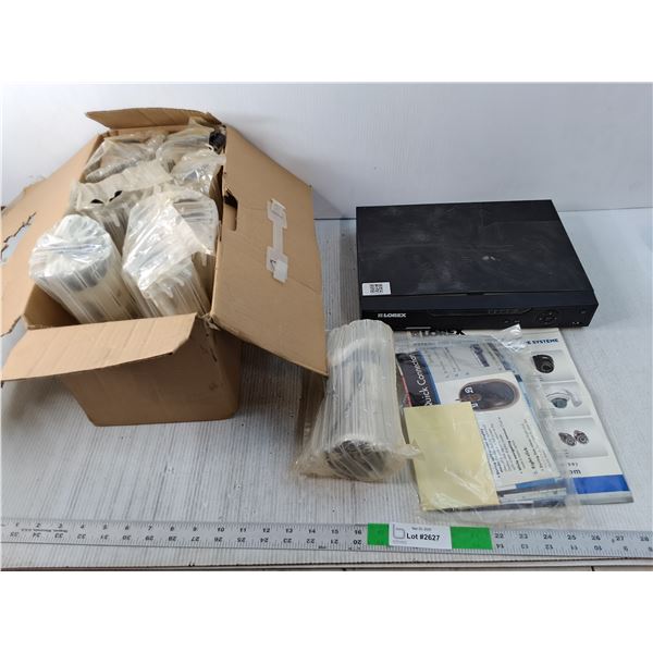 Lorex HD DVR- As Is, (8) Lorex Security Cameras