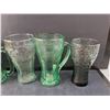 Image 2 : (6) Coca-Cola Glasses Up to 6.25" Tall