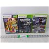 Image 1 : (3) Xbox 360 Games- Kinect Adventures, Call of Duty Ghosts, Pro Evolution Soccer 2007
