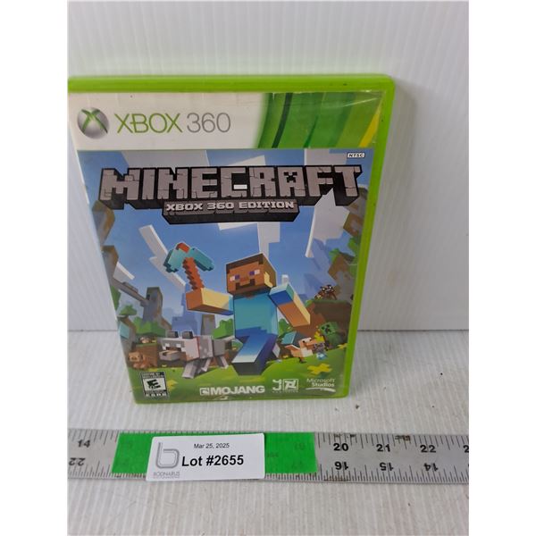 Xbox 360 Minecraft Game