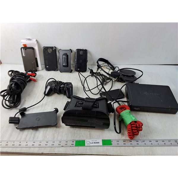 Playstation Controller, Evo VR - No Charger, Phone Cases, Misc.