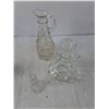 Image 3 : (5) Sets of Salt & Pepper Shakers, Glass Decanter, Budweiser Glass
