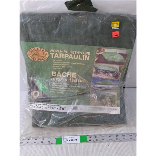 Polyethylene Tarp 7'6" x 9'8"