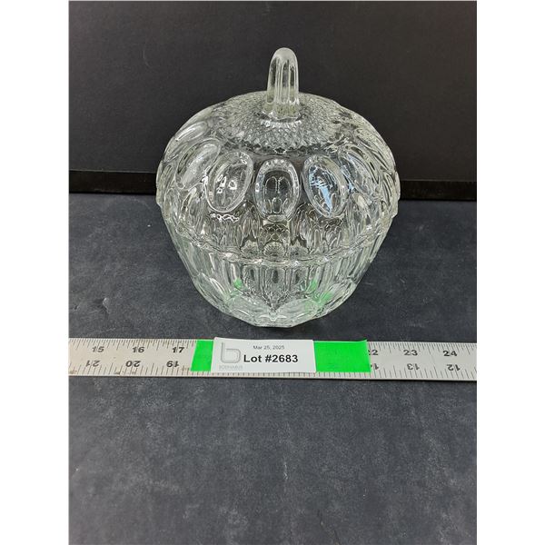 Glass Bowl with Lid 5.75"
