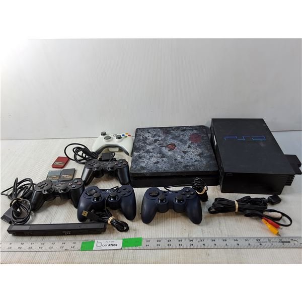 PS2, PS4, (5) Game Controllers, Misc. Untested