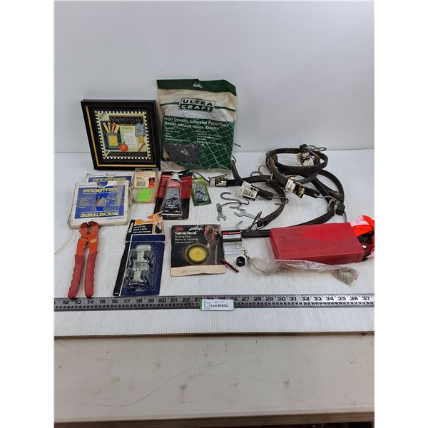 Tools, Hardware, Bungee Cords, Tapes, Safety Sign, Misc.
