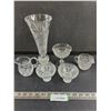 Image 1 : Assorted Crystal Dishes Lot