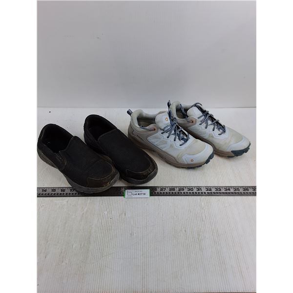 (2) Pairs of Shoes (Black Comforts Size 9 & Oboz Orthotics Size 9.5)