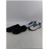 Image 2 : (2) Pairs of Shoes (Black Comforts Size 9 & Oboz Orthotics Size 9.5)