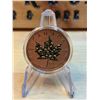Image 1 : Lot 2-1) 2x1/2 oz Canadian Maple leaf copper