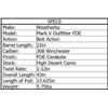 Image 3 : WEATHERBY MARK V OUTFITTER FDE 308 WIN 22in 5rnd