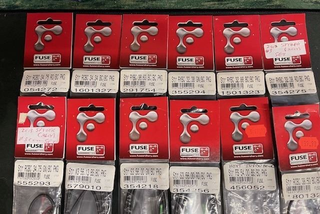 ASSORTED FUSE COMPOUND BOW STRINGS