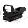 Image 2 : RIORAND AIRSOFT TACTICAL 4 RETICLE RED DOT OPEN REFLEX SIGHT WITH WEAVER-PICATINNY RAIL MOUNT FOR 22