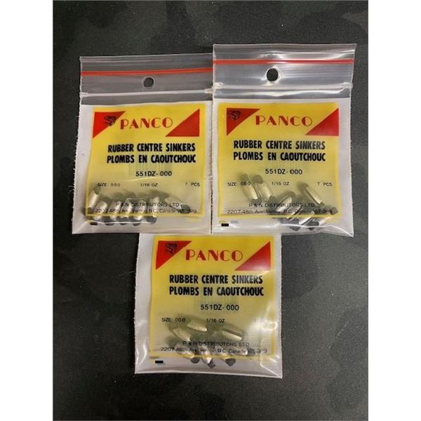 RUBBERCORE 1/16oz #000 WEIGHT 8pk