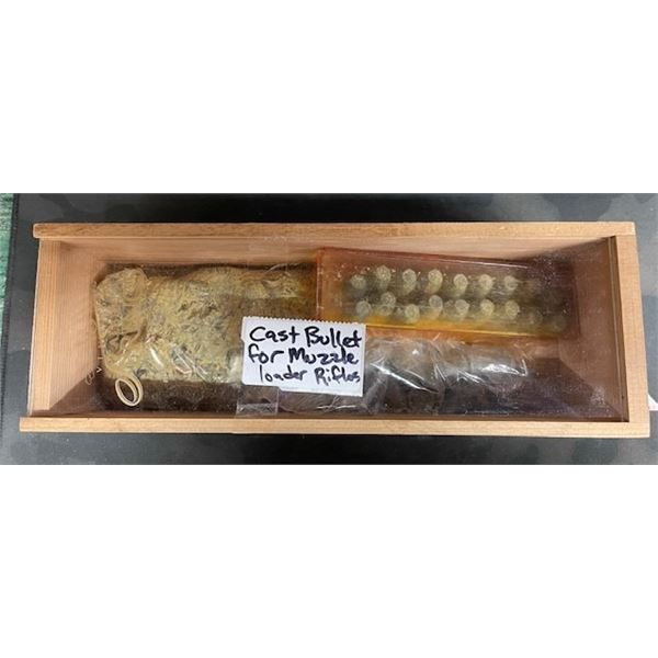 PRE-OWNED - 58 CAL CAST BULLETS FOR MUZZLE LOADER RIFLES