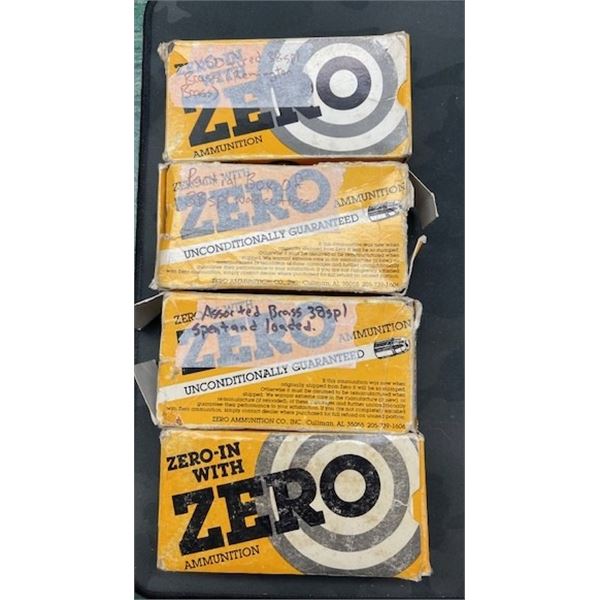 VINTAGE ZERO 38 SPL 158swc  AMMO & SPENT CARTRIDGES