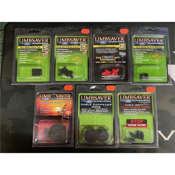 ARCHERY LOT 732 - ASSORTED LIMBSAVER ACCESSORIES