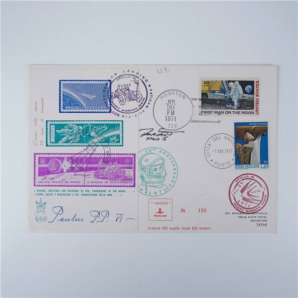 David Scott Signed Commemorative Cover