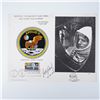 Image 1 : Valery Kubasov Signed NASA Apollo 11 Commemorative Sheet