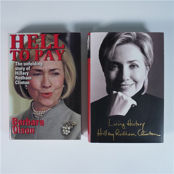 2 Political Biography Books, Hillary Clinton