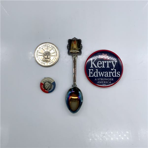 4pc United States Historical Memorabilia